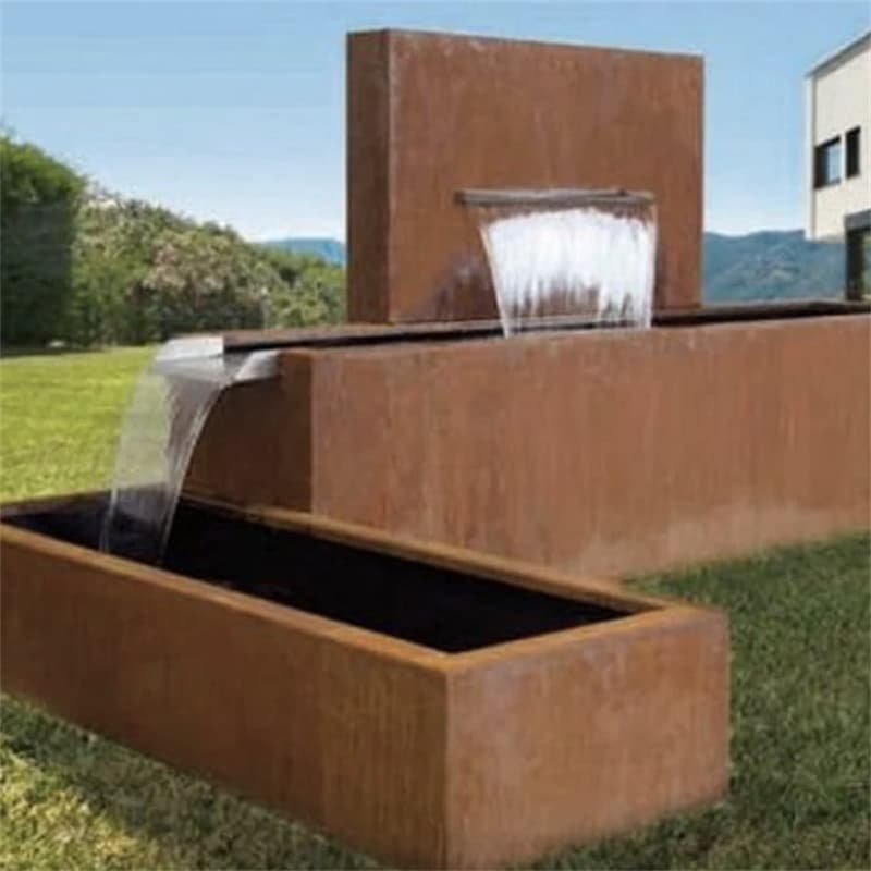 environmentally friendly Corten Water Fountain Household Retail